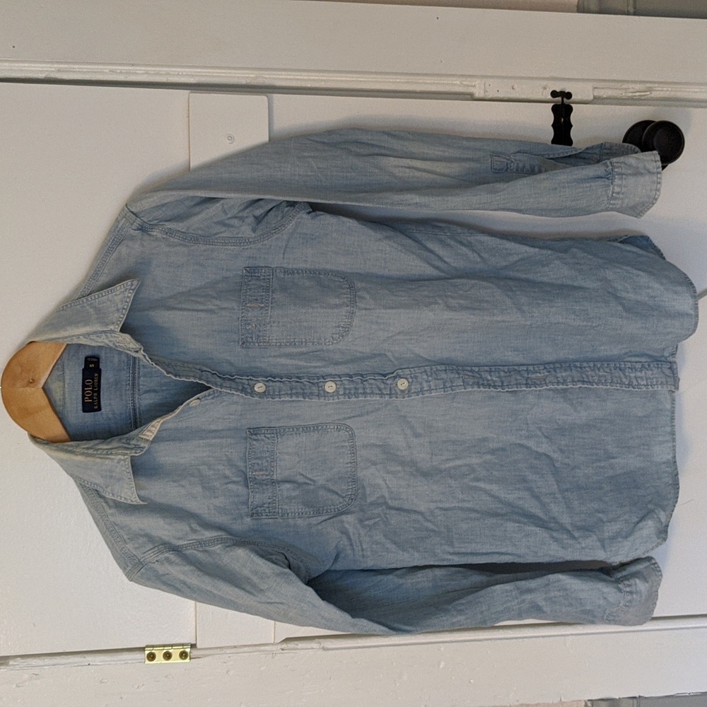 Polo Ralph Lauren Distressed Chambray Work Shirt